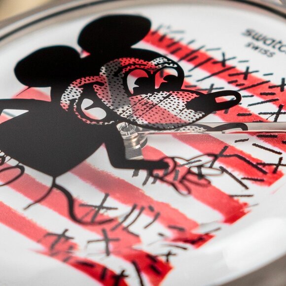 Swatch Keith Haring X Disney Mickey Mouse Mariniere Watch - Picture 4 of 4